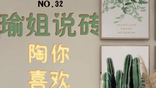 【瑜姐说砖，陶你喜欢】瓷砖种草推荐㉜