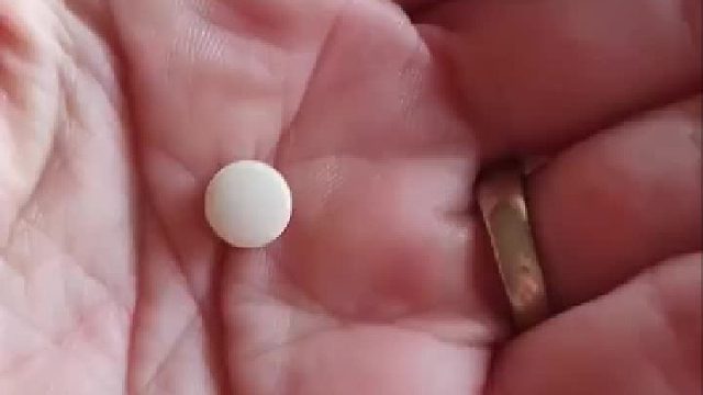 乖乖吃药的猫咪