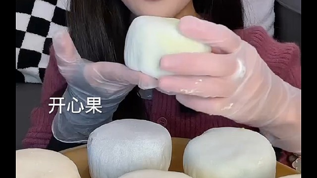 早安姐妹们 抱歉口红印上了 甜品雪媚娘集