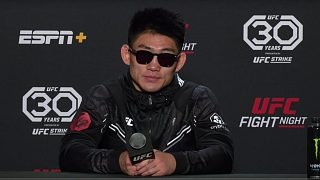【UFC拉斯維加斯】賽后發(fā)布會：宋亞東期待在中國打冠軍戰(zhàn)【獨家視角】