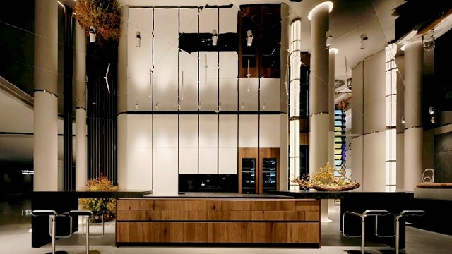 680平展厅商业空间复古风格装修设计案例