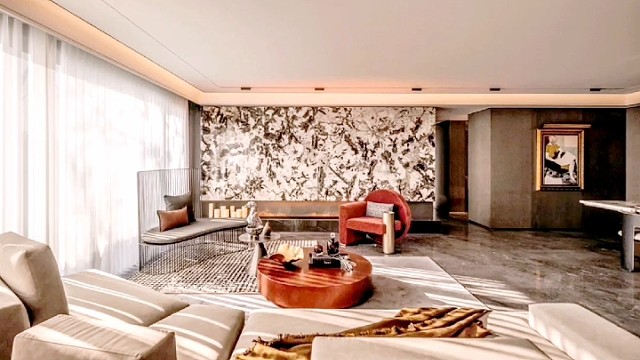 185平现代轻奢风格大平层装修设计案例