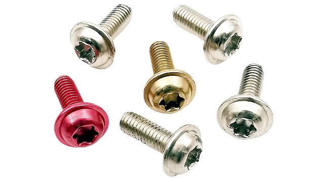 工丂防拆卸梅花槽圆头带垫螺钉