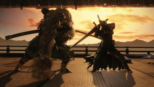 只狼 vs 壮年义父 （失误一下就一条命没了）