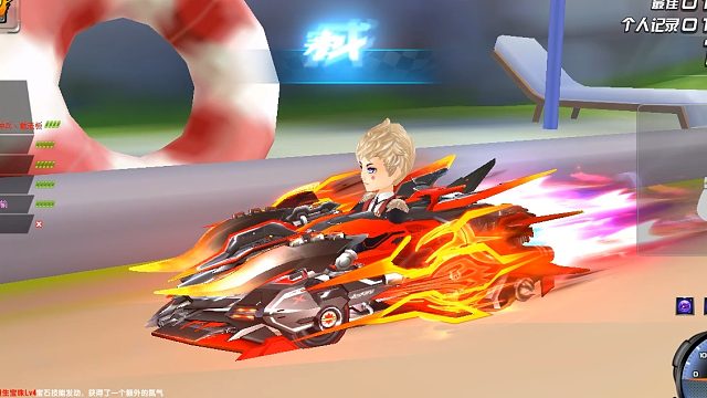 QQ飞车朕哥：外号红牛的很帅的A车御炎神兵！特效手感性能颜值都有了