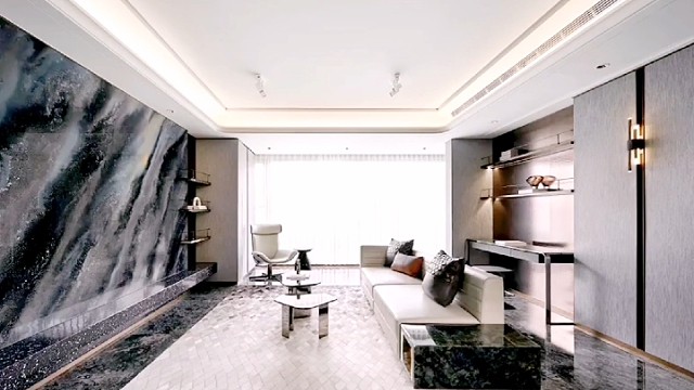 185平现代轻奢风格大平层装修设计案例