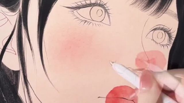 在平板上画画好丝滑