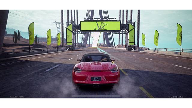 极品飞车手游荒漠绿洲718红标跑法