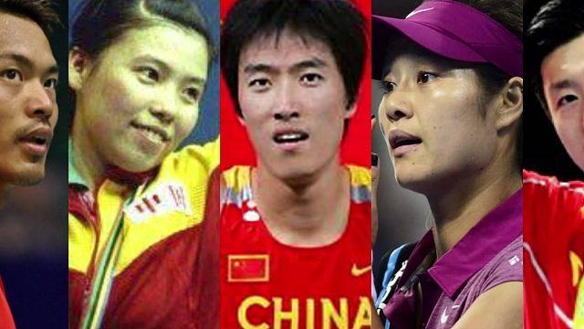 中国体坛十大影响力运动员排行榜