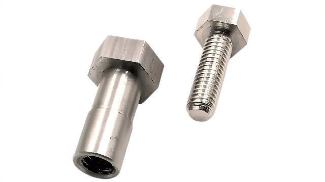 工丂304不锈钢外六角定位螺母