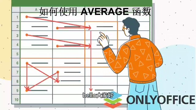 如何使用 AVERAGE 函数