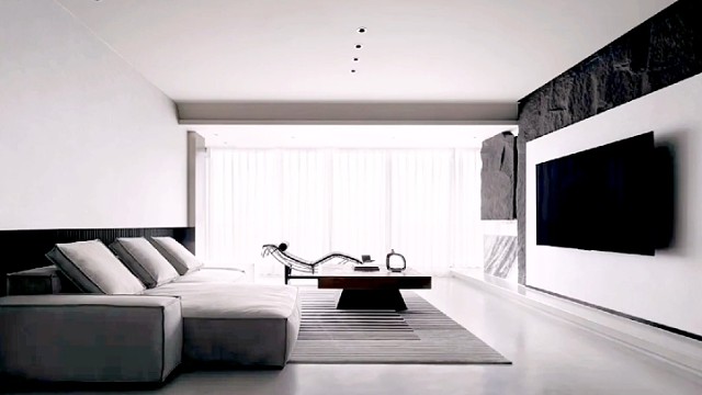 150平现代极简风格大平层装修设计案例