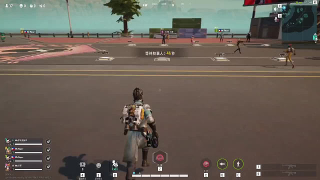 开局就带队友一起跳伞到水里！