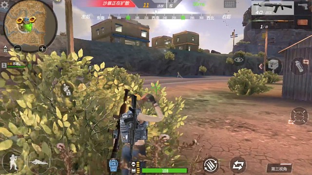 承让了单人四排吃鸡，打的都是真人哦，火箭筒真好玩