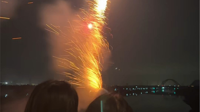 加特林煙花的威力《你好2024》