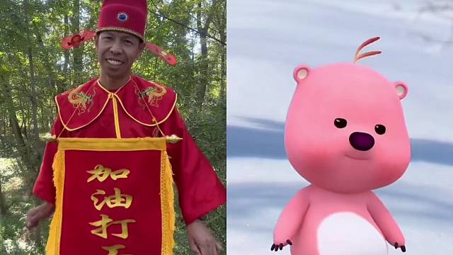 模仿loopy小海狸宝宝走路