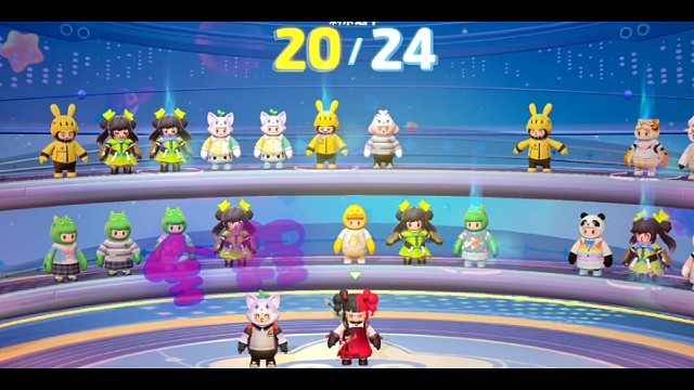 元梦萌新飞跃喷泉划水去