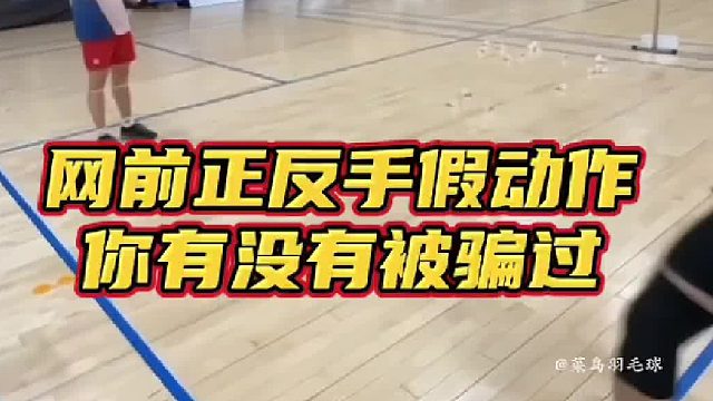 网前正反手假动作