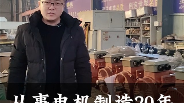从事电机行业20年，一直微笑努力向前。