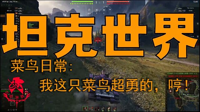 坦克世界—菜鸟日常：我这只菜鸟超勇的，哼！