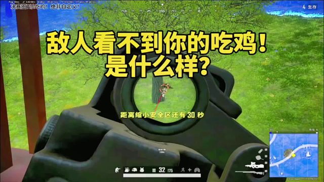 敌人看不到你的吃鸡是什么样子？