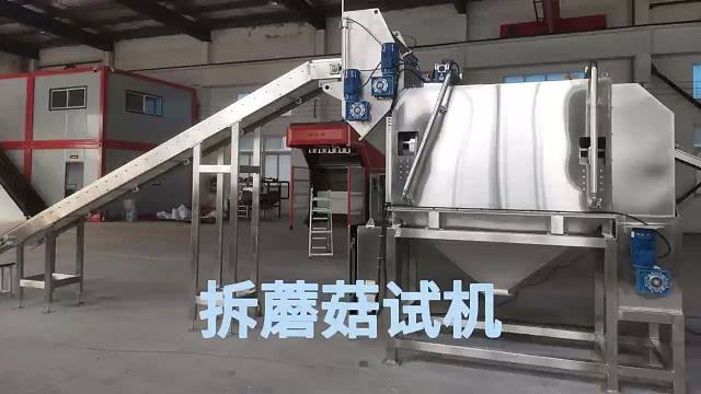 你见过带CIP清洗功能拆蘑菇的机器吗