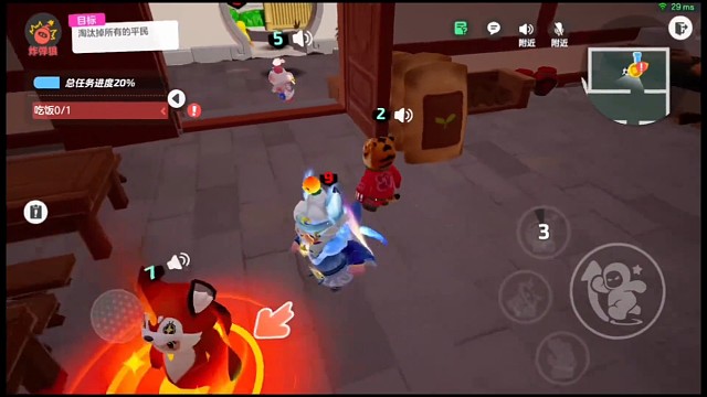 #一起玩元梦之星吧 #元梦之星 重生之不许吃饭吃炸弹