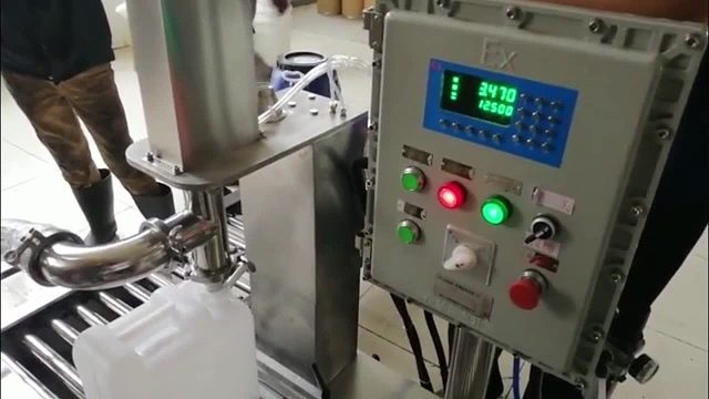 自动定量液体压盖机 25L防爆溶剂压盖机