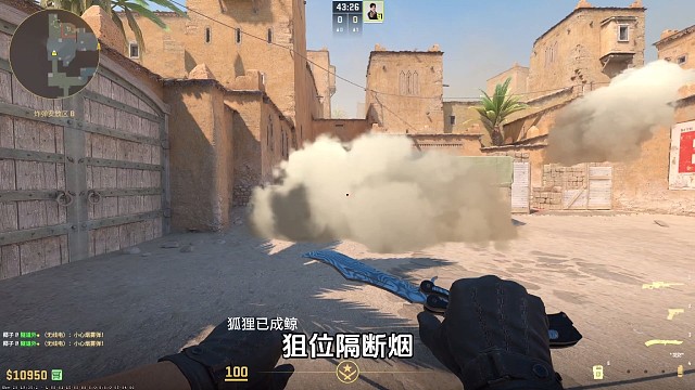 狙位隔断烟、狗洞烟、B门烟，B通速抢B包点，CS2道具教学