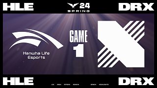 [LCK]【HLE vs DRX】第一局速看丨2024LCK春季賽第一周第三日丨20240119