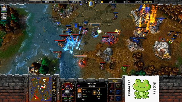 火焰雨逆战暴风雪  恶魔种族的燃烧军团 Dise VS Hawk