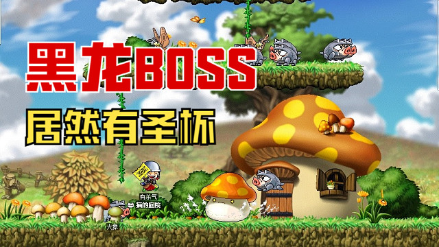 冒险岛记忆-新玩法洗血靠吃圣杯之黑龙杯