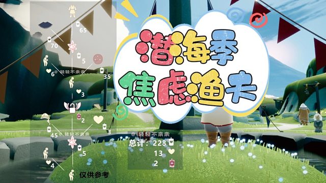 光遇潜海季焦虑渔夫复刻，物品展示及先祖位置