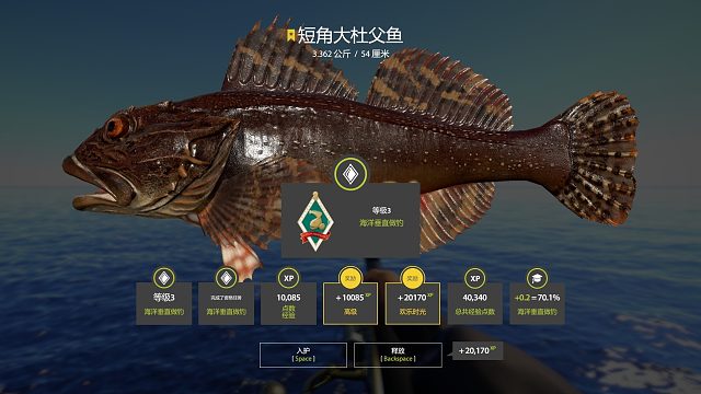 星*短角大杜父鱼