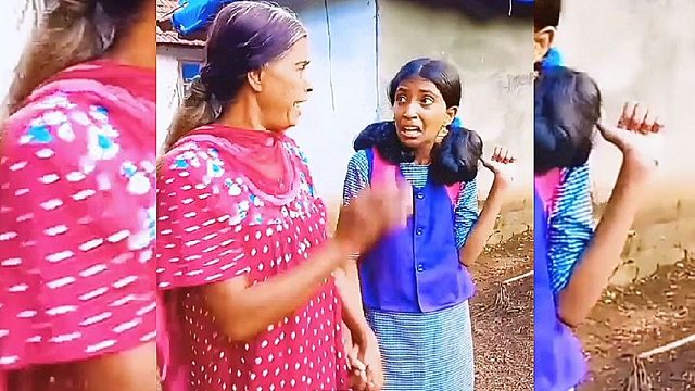 为了让女儿上学，妈妈真是操碎了心！