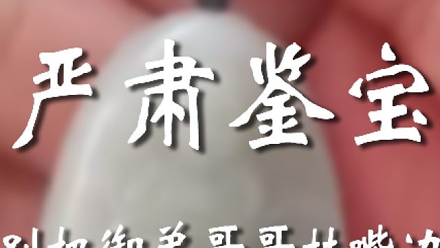 鉴个宝，鉴的我汗毛都立正了