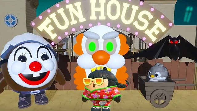 蛋仔派对：逃离奇怪的游乐园，不要被蜘蛛和青蛙吃掉了！