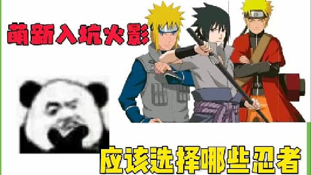 萌新防止被坑忍者该如何选择？这批视频全都告诉你