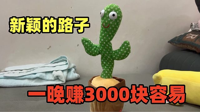 一条新颖路子，进货5块卖35元，找人多地方，一晚赚3000块很容易