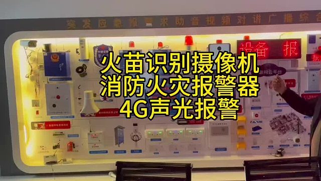 深圳盾王火苗识别摄像机消防火灾4G声光报警器