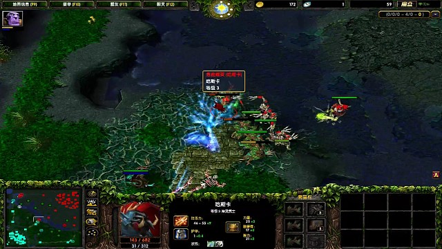 带小黑光环神灵被天怒单杀