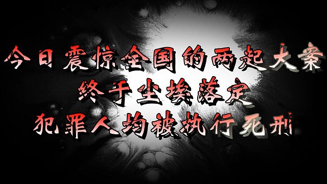 悲痛中的安慰：弑母案姐弟坠亡案罪犯被执行死刑，家属得以释怀！