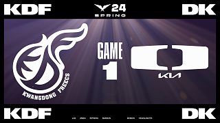 [LCK]【KDF vs DK】第一局速看丨2024LCK春季賽第三周第一日丨20240131