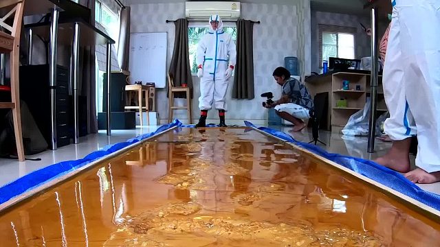 在强力胶水板上行走会怎样