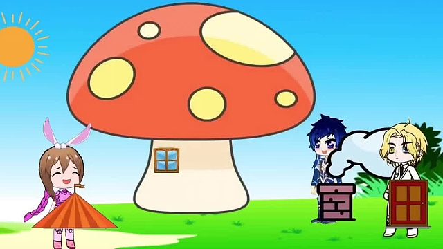 蘑菇小房子没有屋顶