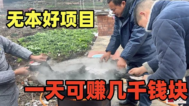 无本好项目，一头400元，只要有手艺，一天赚3000块，来钱快暴利