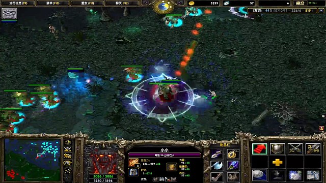 竞技场高分局虐女王骷髅二人图黑