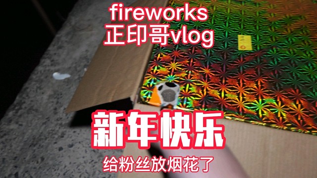 新年快乐呀 放个烟花
