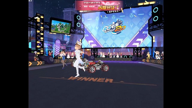 终点最后飞跃不会，要不然可以跑55