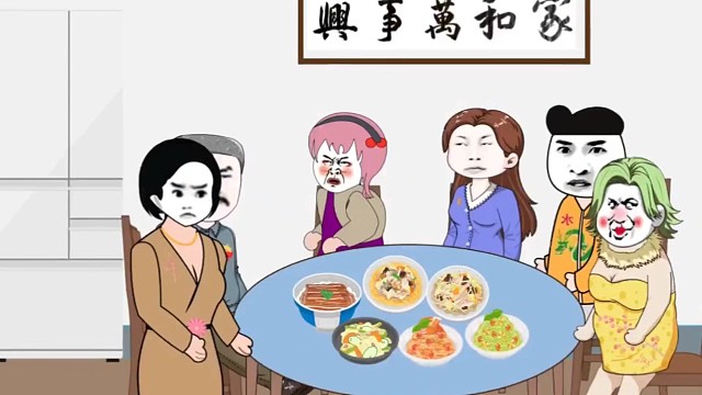 女朋友第一次去男朋友家，气得掀桌子